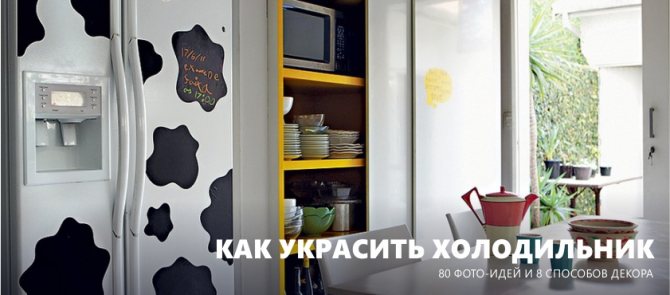 Декор холодильника