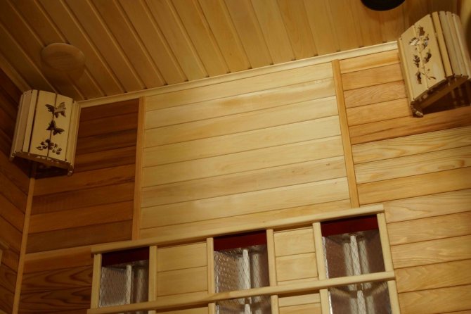 Люстра в баню своими руками из дерева