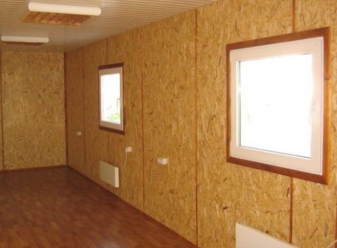 обшивка гаража ОСБ