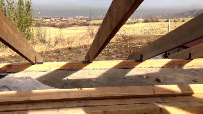 Расстояние между стропилами двухскатной крыши