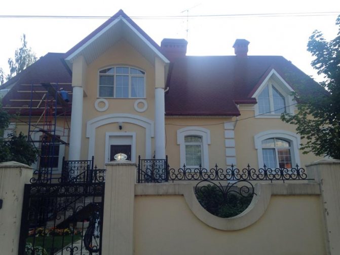 Реконструкция кровли в деревне Городище