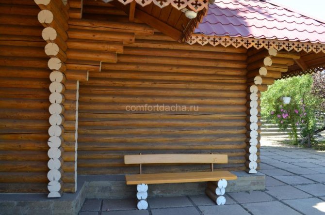Стандартные размеры скамейки для дачного участка