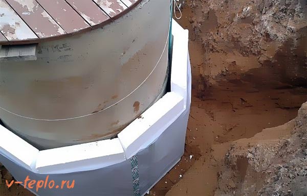 Утепление колодца на зиму