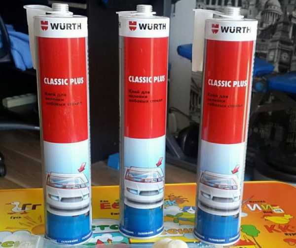 Клей-герметик WURTH Полиуретановый для вклейки лобовых стекол