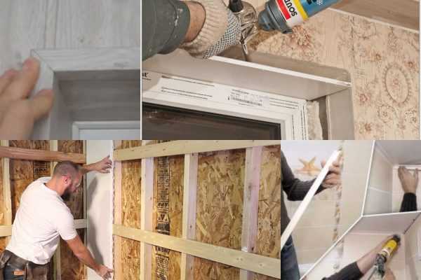 Жидкий гвоздь при приклеивании метких элементов в отделке Фиксация уголков и откосов