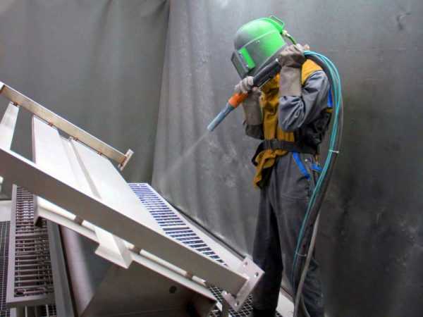 Обработка поверхности Абразив не должен менять свойства под воздействием агрессивных веществ