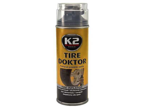 K2 Tire Doctor в баллоне со шлангом Аэрозольное средство K2 Tire Doctor