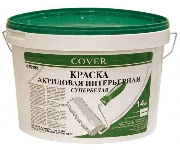 Акриловая краска Акриловая краска для интерьера