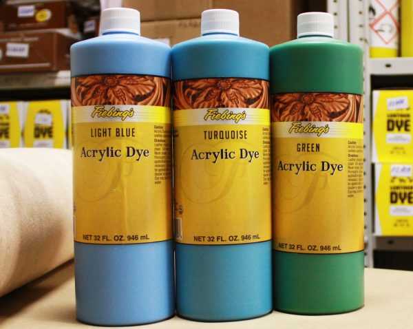 Краска Acrylic Dye Акриловая краска для кожи