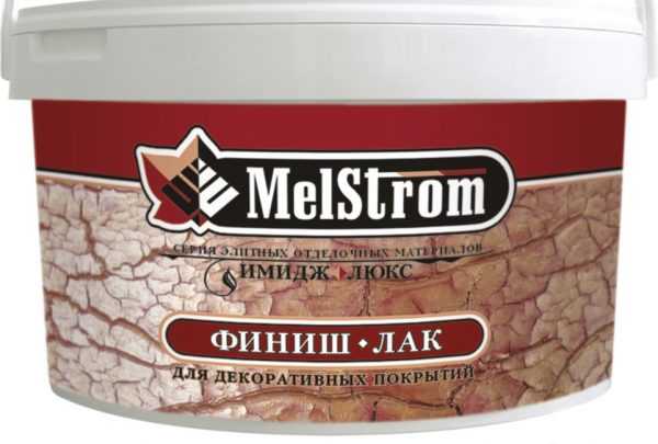 Акриловый финиш лак MelStrom для декоративных покрытий