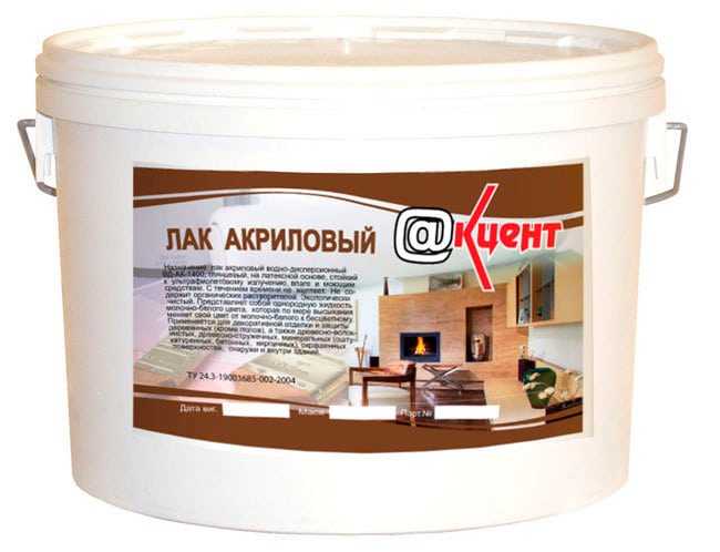 Акриловый лак Акриловый лак для внутренних работ