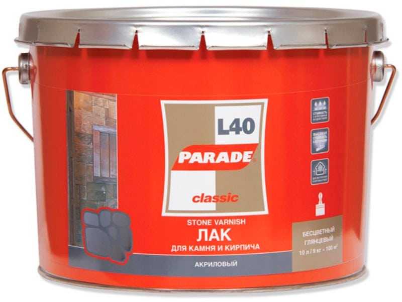 Лак для камня Материал можно для наружных и внутренних работ