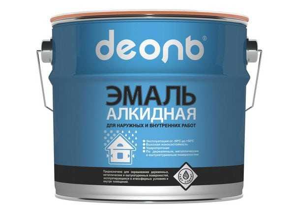 Краска алкидная по дереву Алкидная эмаль для наружных работ