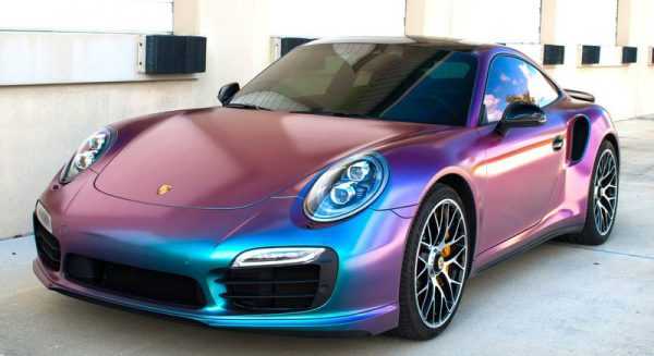 Цвет машины хамелеон Автомобиль покрашенный парамагнитной краской