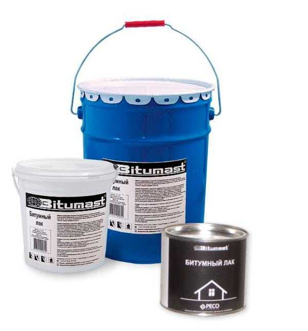 Битумный лак разных объемов Битумный лак