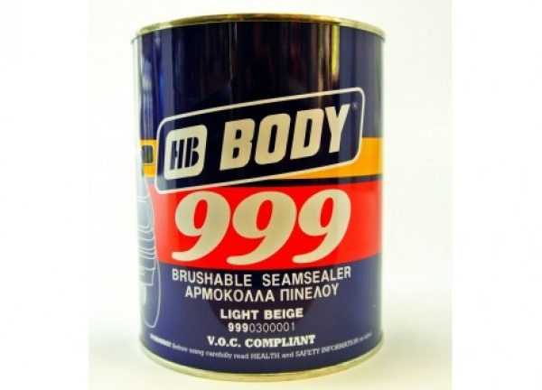 BODY 999 в банке Состав для обработки швов на полиуретановой основе