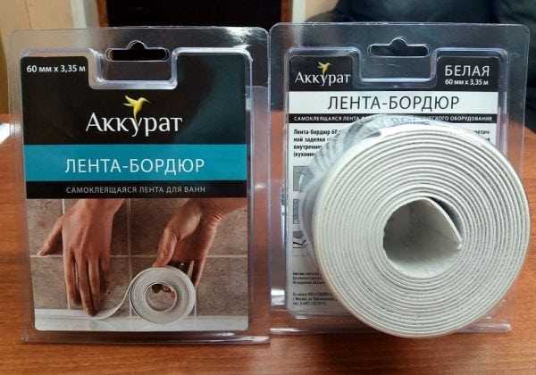 Бордюрная лента для ванны Самоклеящаяся лента-бордюр для ванн