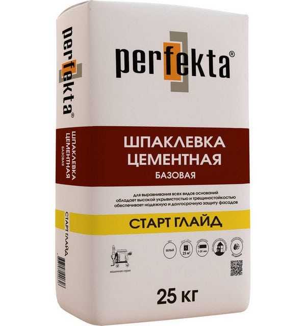 Цементная шпаклевка Базовая выравнивающая шпаклевка