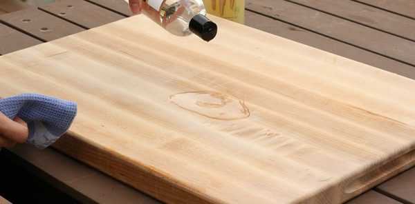 Пропитка разделочной доски маслом Пропитка доски