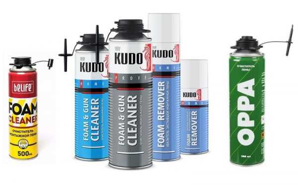 Очистители монтажной пены Специальные аэрозоли