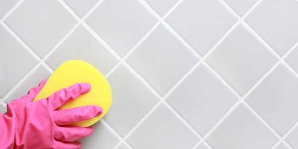 Очистка керамической плитки Чистка кафеля в ванной