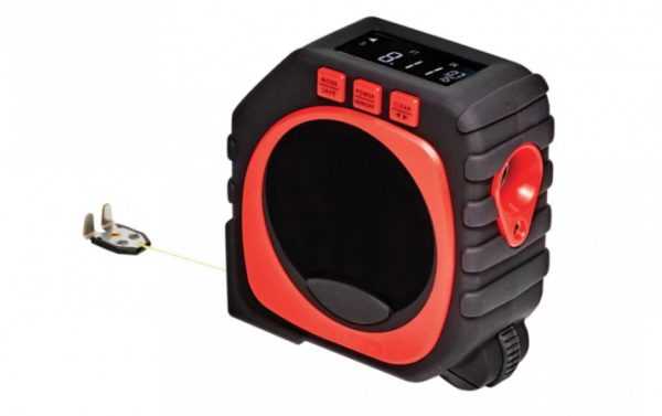 Цифровая рулетка с лазерным уровнем