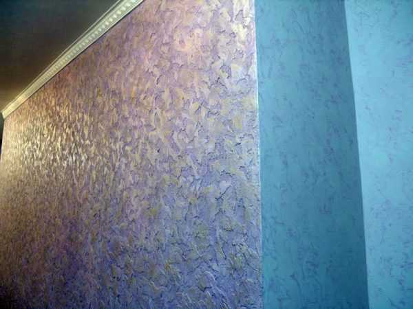 Чипсовая отделка стен Декоративная флоковая штукатурка