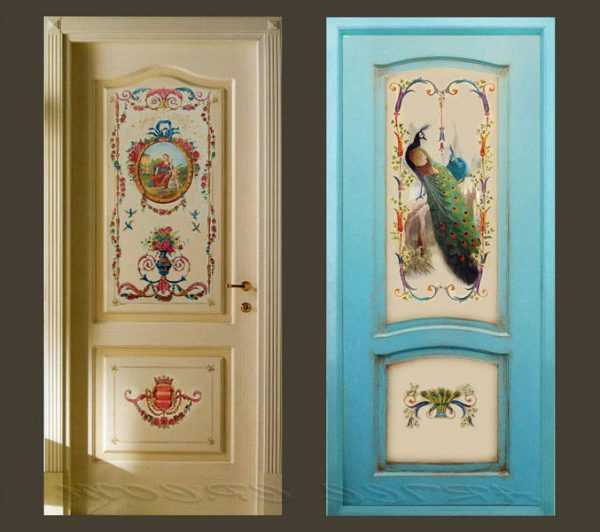 Декупаж межкомнатных дверей Отделка методом декупаж