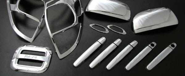 Хромированные пластиковые детали автомобиля Хромированные детали на авто