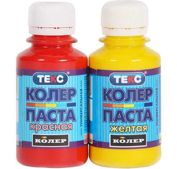 Колер Текс универсальный Для смешивания желательно использовать краски одного производителя