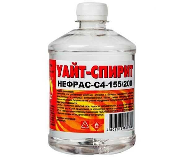 Разбавитель Уайт-спирит Нефрас Допускается разбавление уайт-спиритом