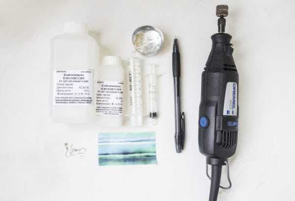 Инструменты для изготовления изделий из эпоксидки Дремель для шлифования изделий из эпоксидной смолы