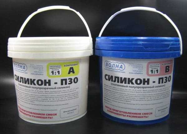 Силикон П30 Волна Двухкомпонентное жидкое средство