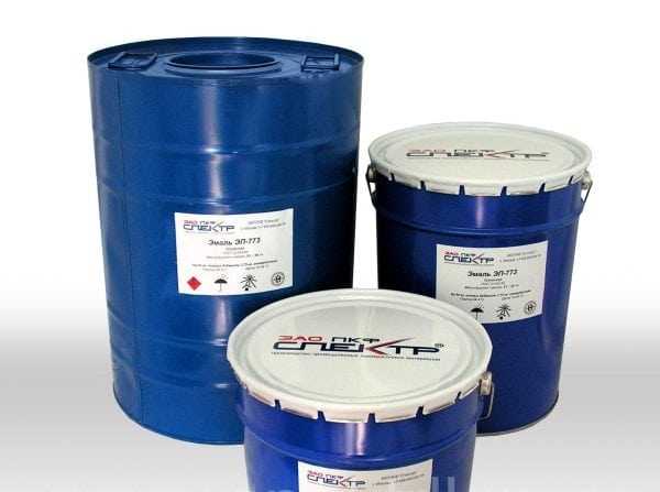 Двухкомпонентная эмаль ЭП-773 Эмаль ЭП-773 поставляется в комплекте с отвердителем
