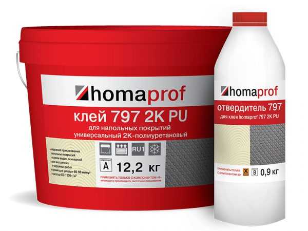 Состав Homakoll PU 797 Prof Двухкомпонентный полиуретановый клей