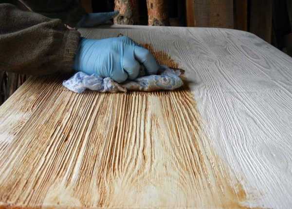 Обработка под старину Эффект состаривания дерева