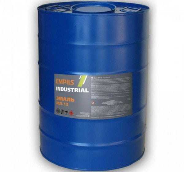 Эмаль Empils в бочке Эмаль МЛ-12 обычно поставляется в крупной таре