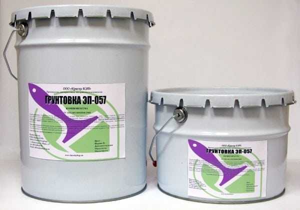 ЭП-057 с отвердителем Грунтовка ЭП-057 в ведрах