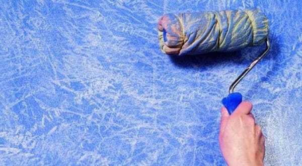 Тканевый валик для малярных работ Фактурная покраска стен