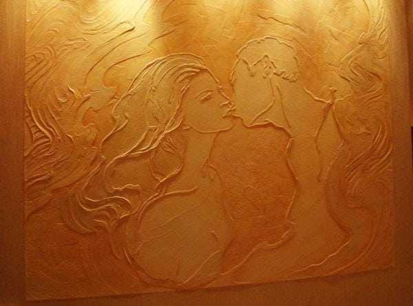 Флоковое покрытие Флоковое покрытие стен шпаклевкой