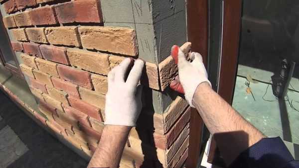 Укладка углов Формирование углов при использовании искусственного камня