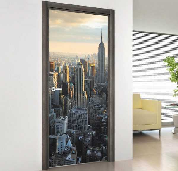 Гладкие обои Фотообои на двери