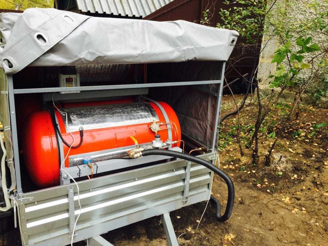 Мобильный газгольдер для частного дома Газгольдер для частного дома