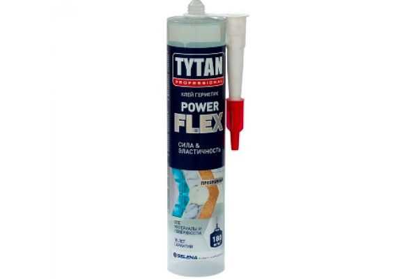 Фирменная упаковка с герметиком Tytan Power Flex Герметик Tytan Power Flex