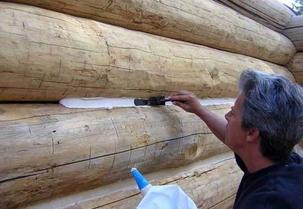 Нанесение герметика на дерево Нанесение герметика