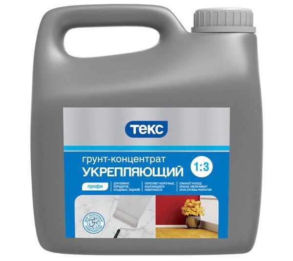 Укрепляющая грунтовка Грунт-концентрат укрепляющий Текс Профи