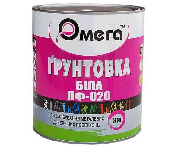 Грунт ПФ-020 белый Грунтовка для защиты от ржавчины