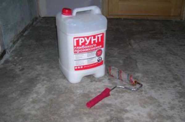 Универсальная грунтовка по бетону Грунт глубокого проникновения под наливной пол