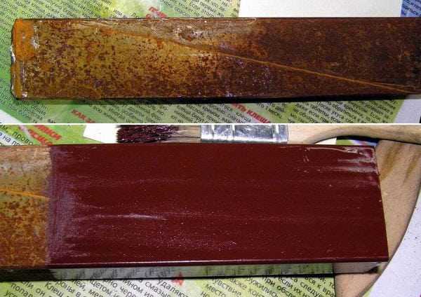 Грунтовка по ржавчине Металлические изделия покрытые ПФ-0131