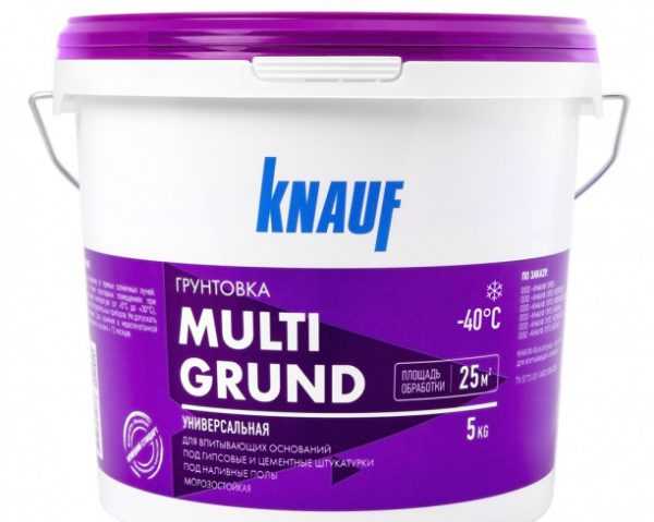Knauf под наливные полы Грунтовка универсальная Knauf Multigrund